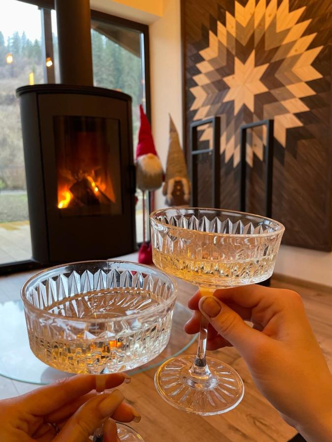 Boiko House - Котедж З Чаном-Джакузі スラブスク エクステリア 写真